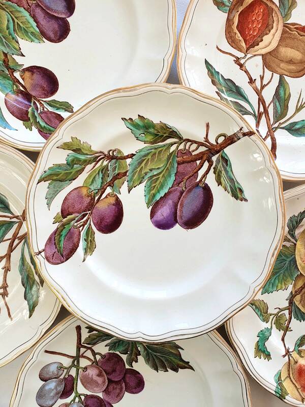 Longchamp Terre de fer dessert plates