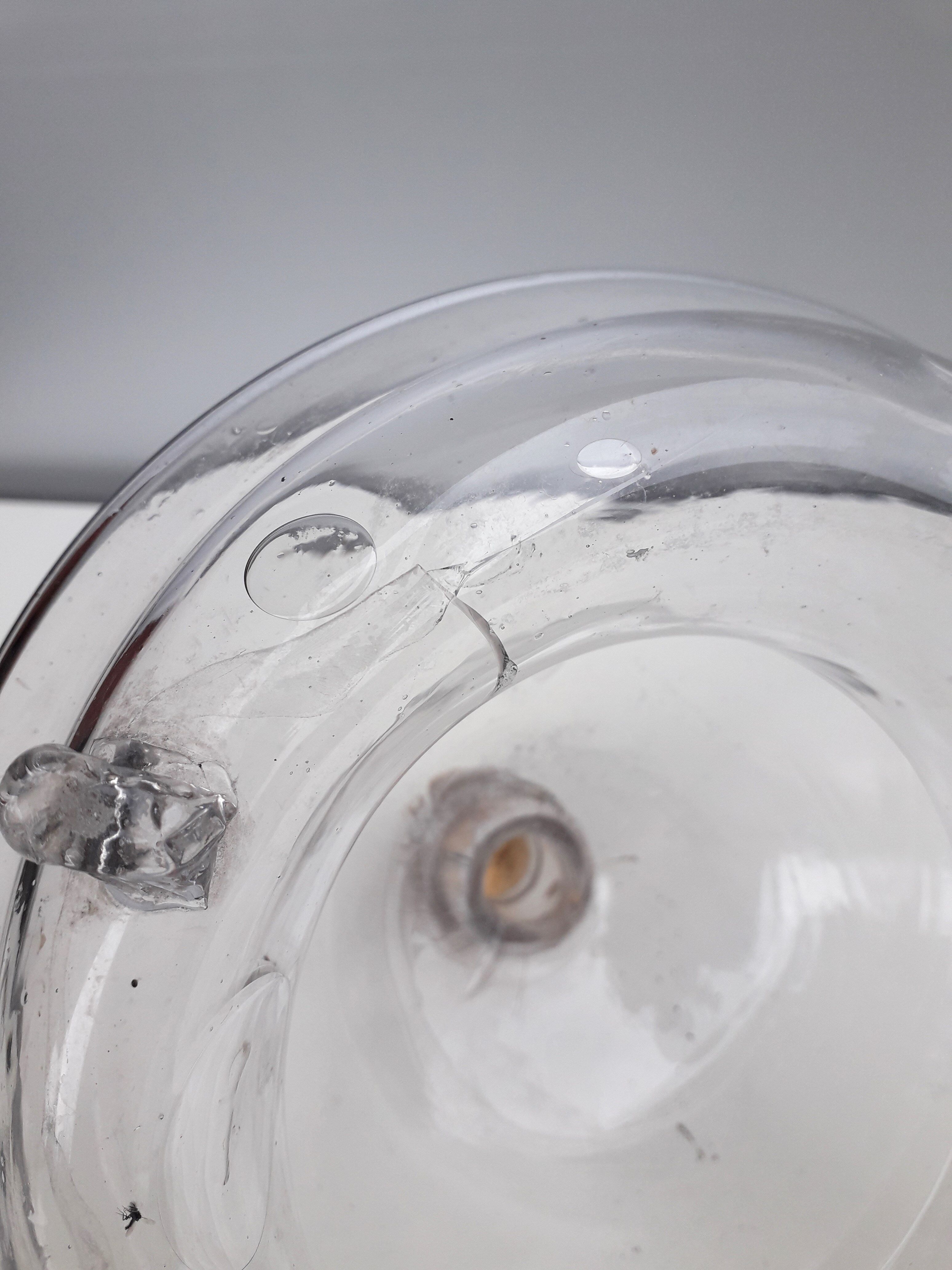 Gobe mouche en verre XIXème