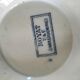 Vegetable dish U&C Sarreguemines with handles, Royat model in blue decoration.