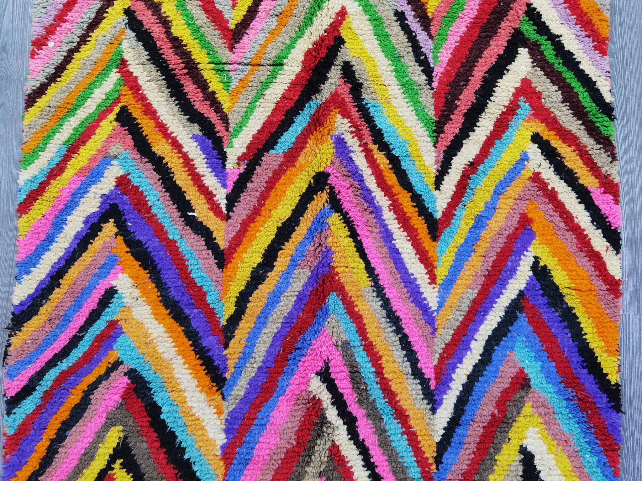 Tapis berbère tissé main 2.5x1.5 m