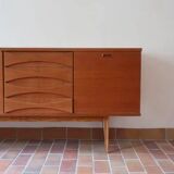 Large mid-century Scandinavian sideboard made in France