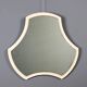 Vintage lacquered wood and mirror glass mirror, design, Italy, 1970s