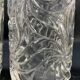 Pair of early 20th century SAINT LOUIS crystal perfume bottles, Fleurs de viole model