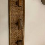 Rattan coat rack, 1970s
