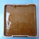 Cheese platter imitation earthenware straw mat
