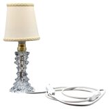 Lampe de table charmante en vase en verre de Murano Rostrato pour Barovier & Toso, années 1940.