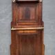 Monumental Art Nouveau wardrobe • walnut & brass