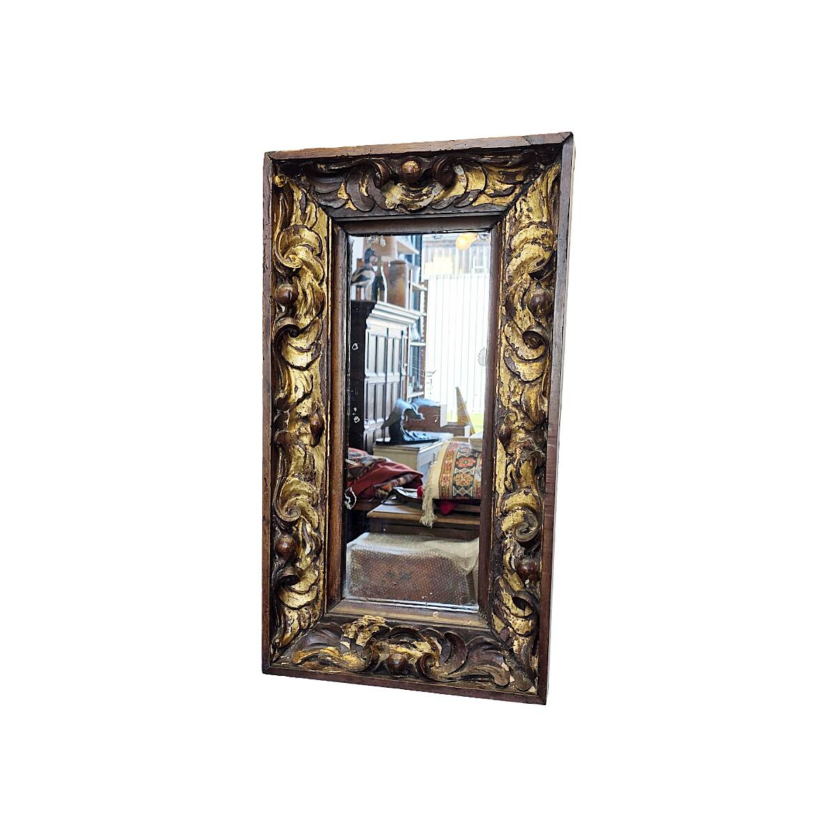 Antique Italian Baroque Mirror, 1st half 1700s