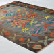 Anatolian handmade kilim rug 242 cm x 178 cm