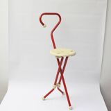 Folding stick stool Ulysse model C.S. by Ivan Loss for Sandrigarden 1981