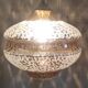 Scandinavian style glass pendant light - 60s/70s