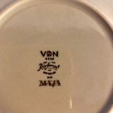 Set of 2 saucers and a Mayan Marianne Westman plate