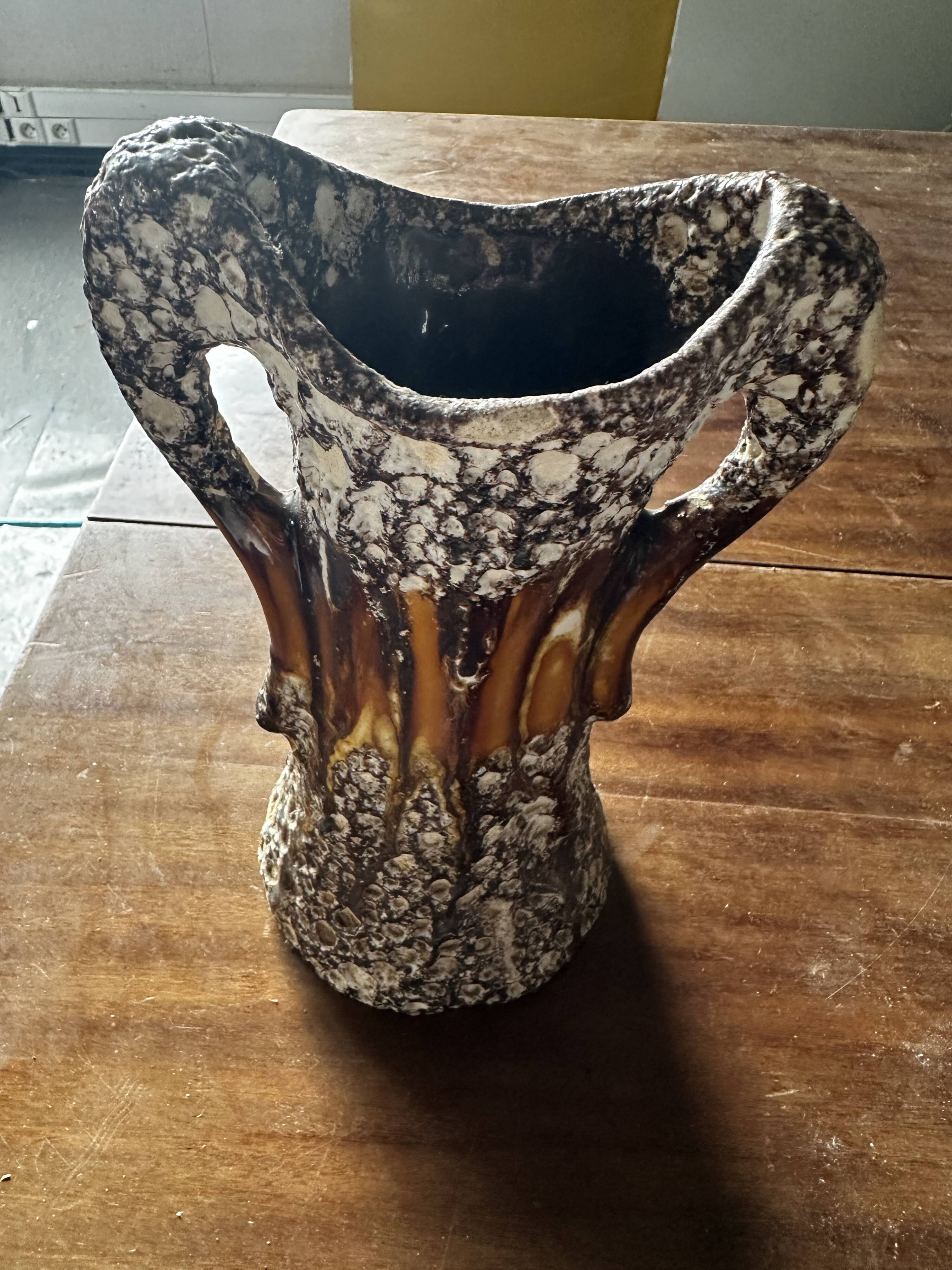 Fat Lava Vallauris vase H 24 cm