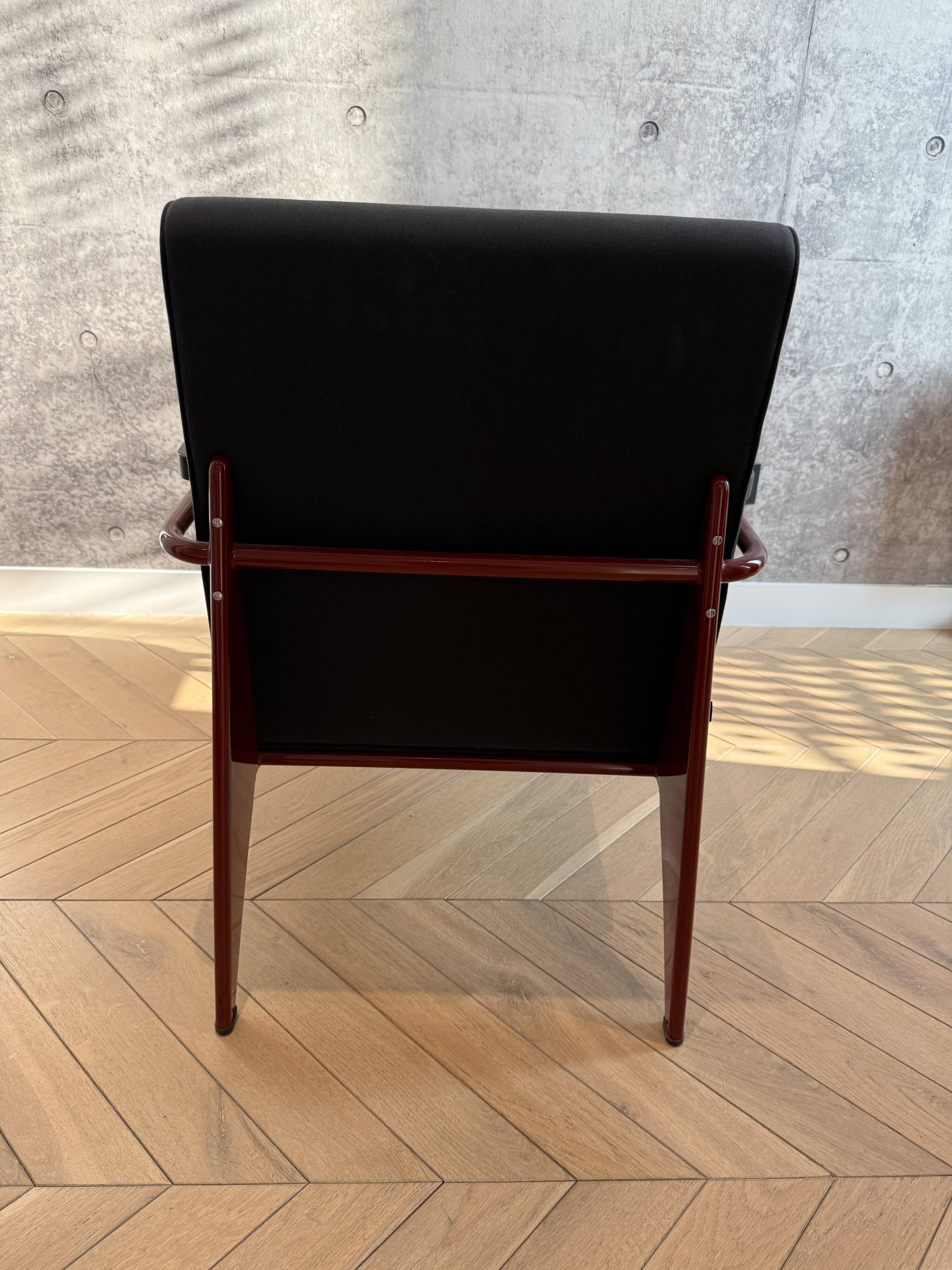 Jean Prouvé Armchair Japanese Red Leg