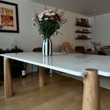 Marble/wood dining table