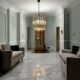 Italian Murano Glass Prism Trilobi Chandelier 1970’s