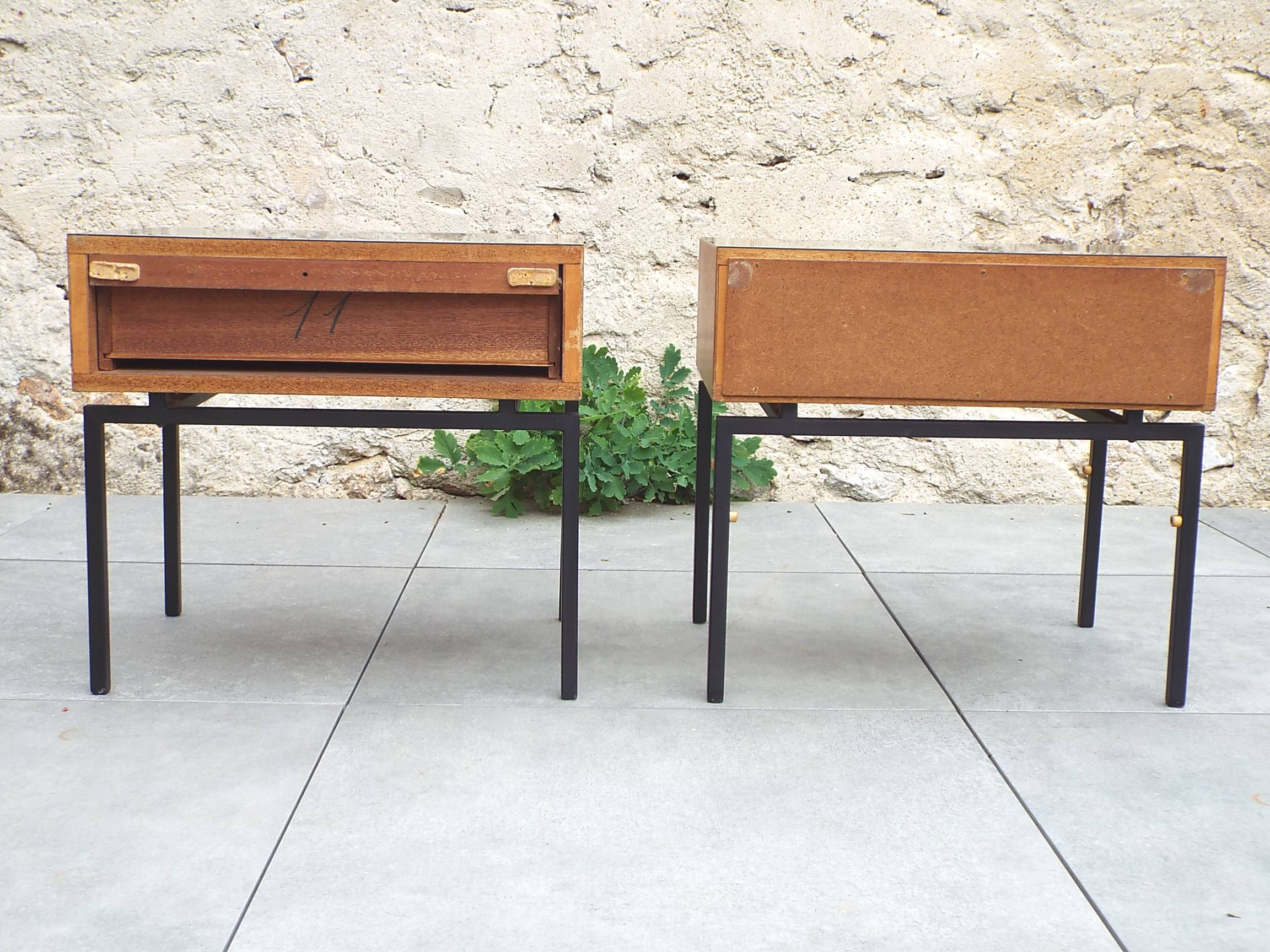 Pair of 60s bedside tables