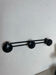 Vintage metal wall coat rack
