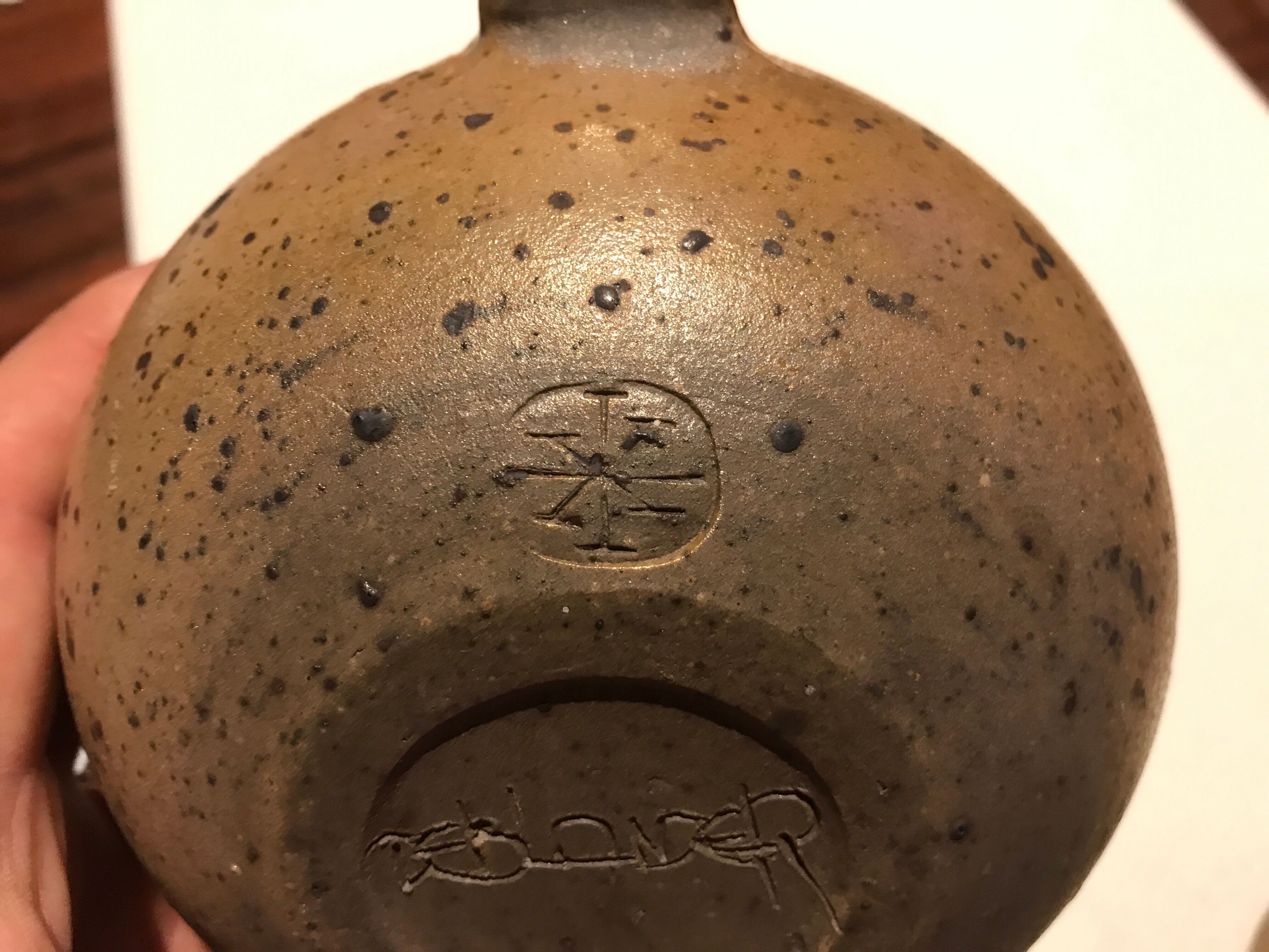 Robert Deblander stoneware teapot, cooking with wood