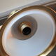 Chandelier old river wood brass glass