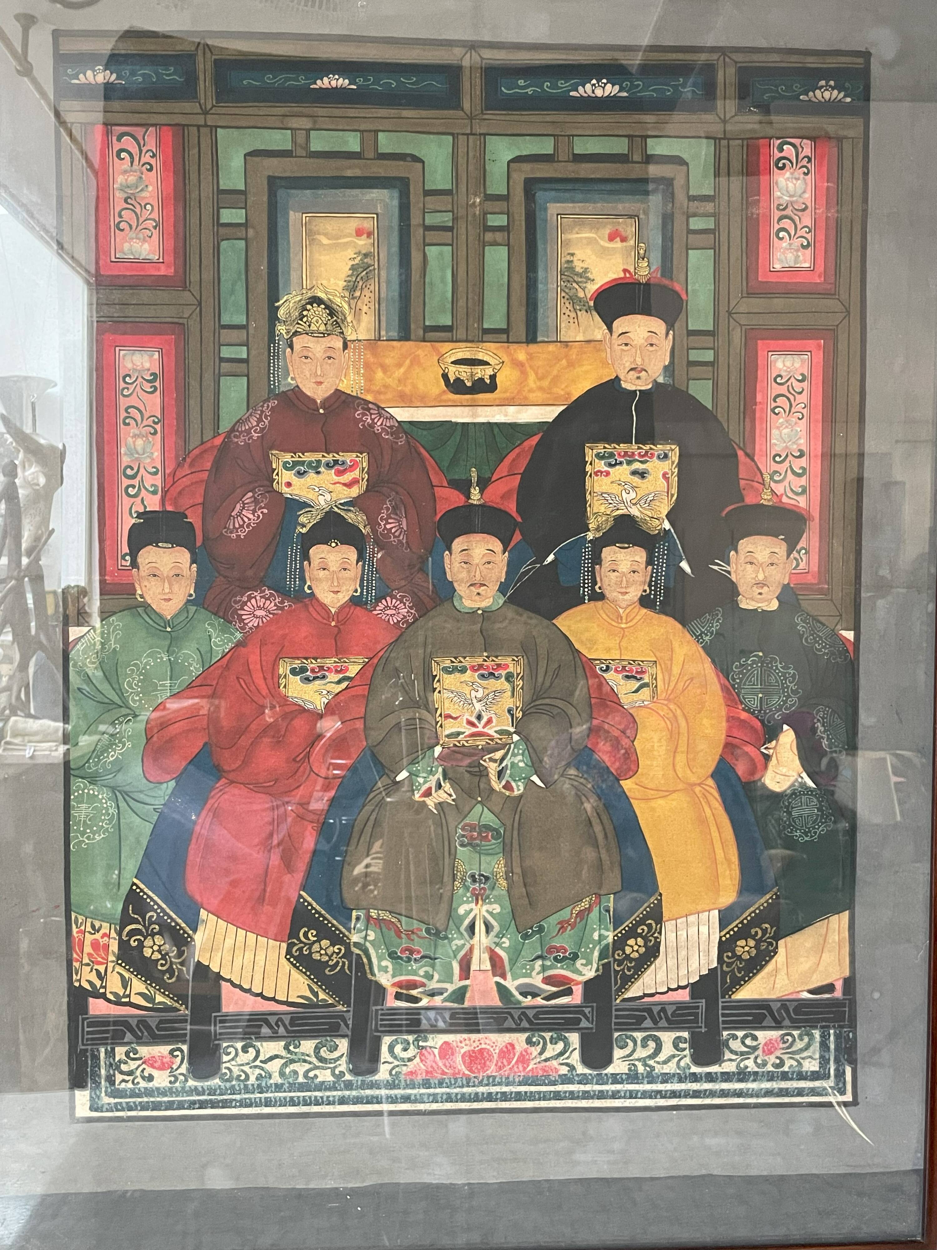 Chinese Family Painting