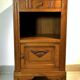Chevet art deco chene et marbre