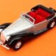 Miniature car Delahaye 135 M (1937) Figoni Falaschi Solido Made in France