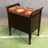 Early twentieth mahogany piano stool