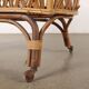 Vintage cradle from the 1960s, bamboo structure.