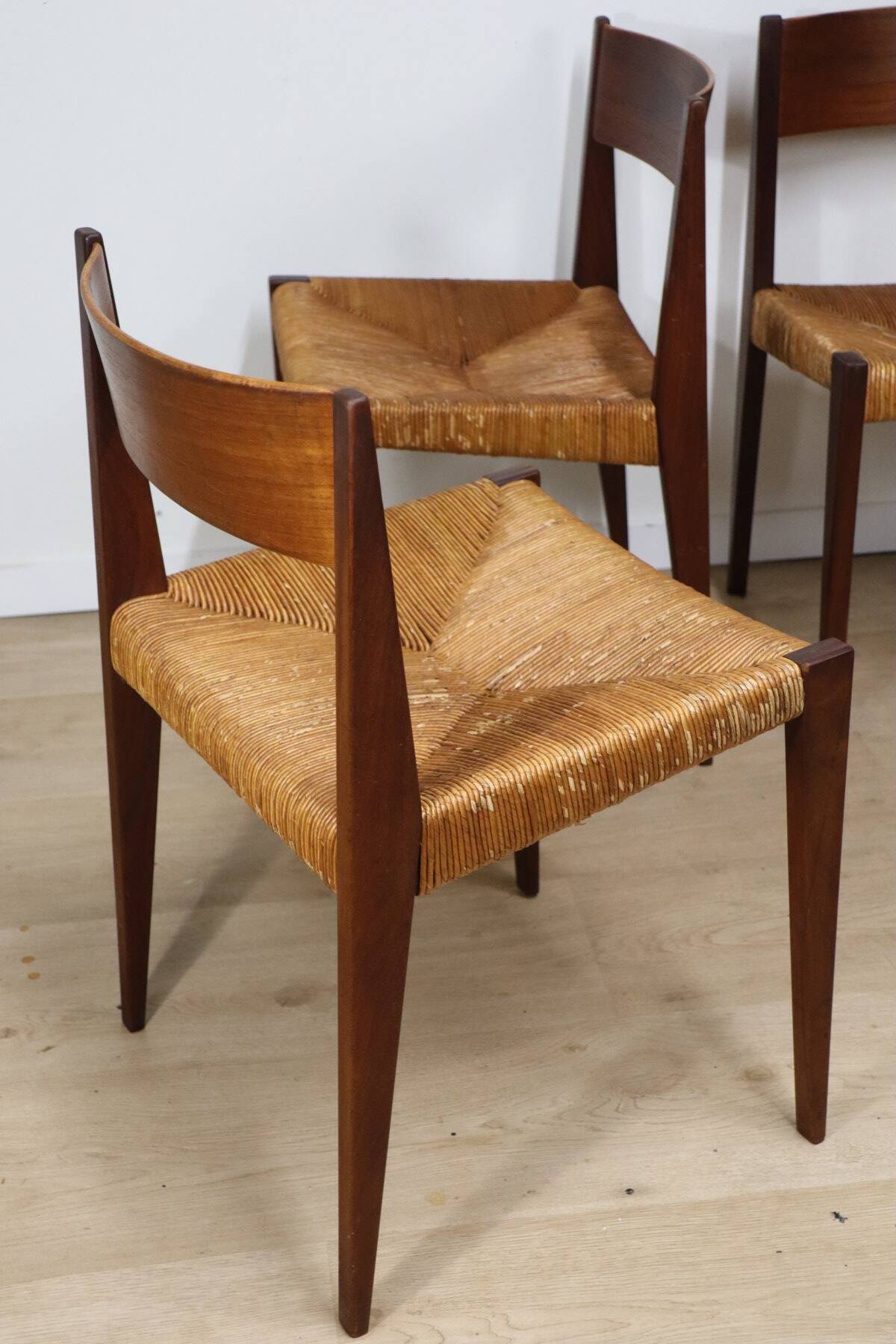 Set of 4 Scandinavian chairs, "Pia" model, by Poul Cadovius, 1960