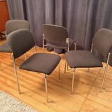 Set of four chairs, 1980s