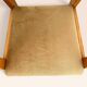 Mid-century armchair in blonde beech