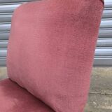 Pink velvet cocktail chair