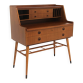 Scandinavian mahogany secretary, Sweden, 1950
