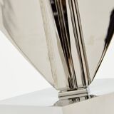 Jacques Charles Ogive Lamp for Maison Charles nickel-plated metal 1965