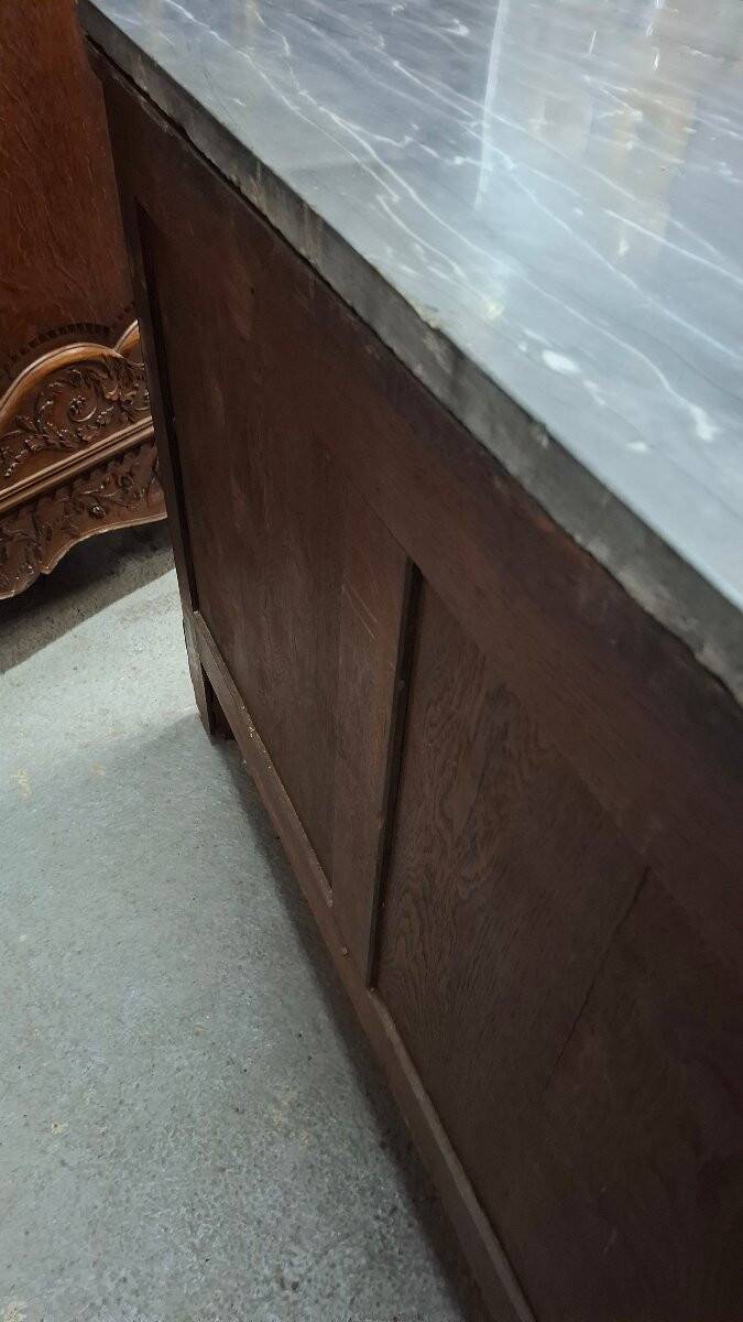 Commode Empire en acajou