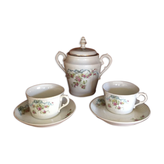 Tasse à thé et sucrier