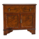 Antique walnut burl commode – 1 drawer and 2 doors