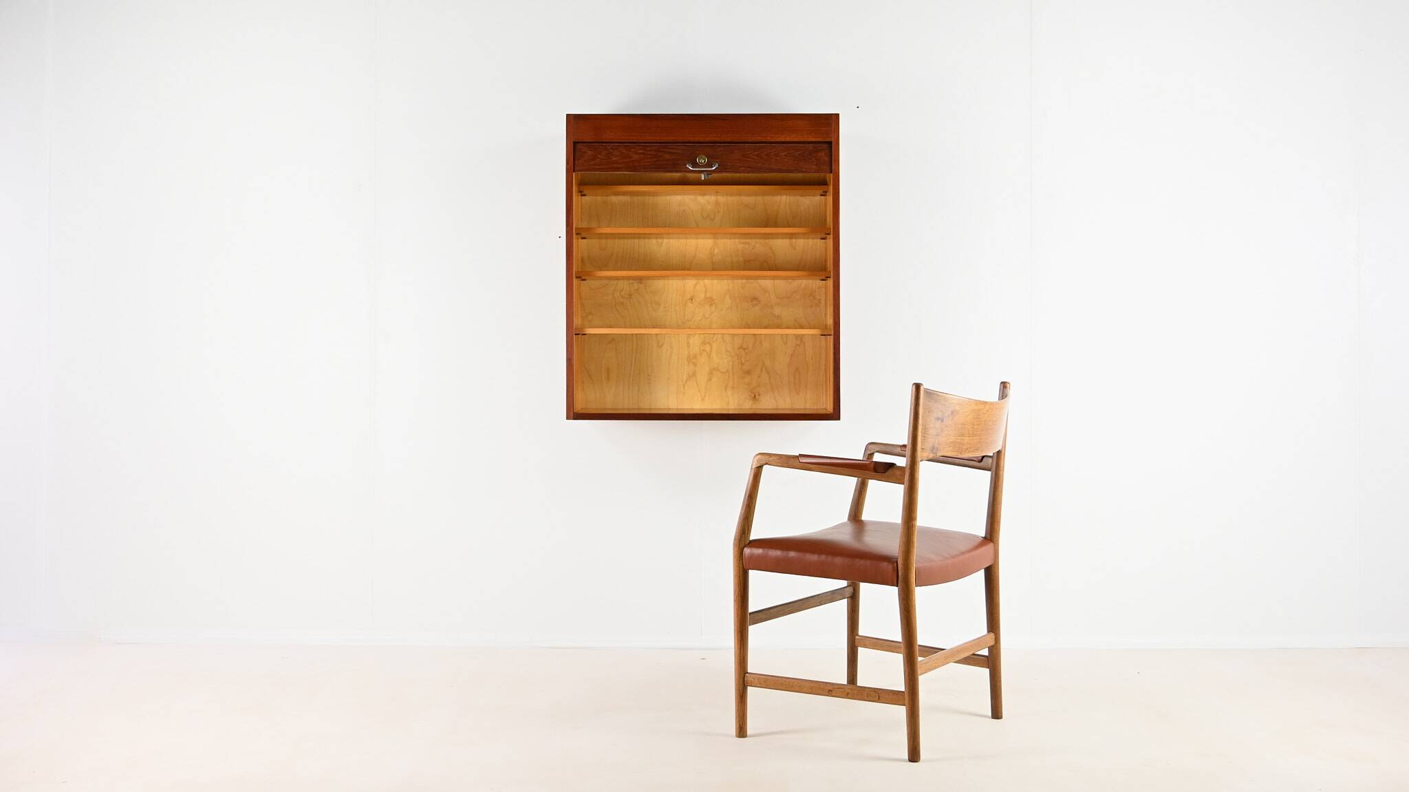 Danish Hanging Cabinet, Denmark, c.1960.