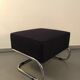 Vintage Bauhaus Tubular Taburet Ottoman