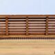 Antique colonial teak veranda bench – mid-20th century