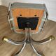 Vintage office chair – Mid-Century style Chrome and Faux leather