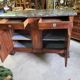 Bahut 2 doors 2 drawers in walnut period restoration a crosse