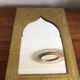 Oriental open brass mirror