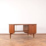 Mid-Century Organic Teak Desk from Sola Møbler, 1960s.