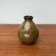 Mid-century German minimalist studio pottery vase by Gudrun Friedrich, Rügen.