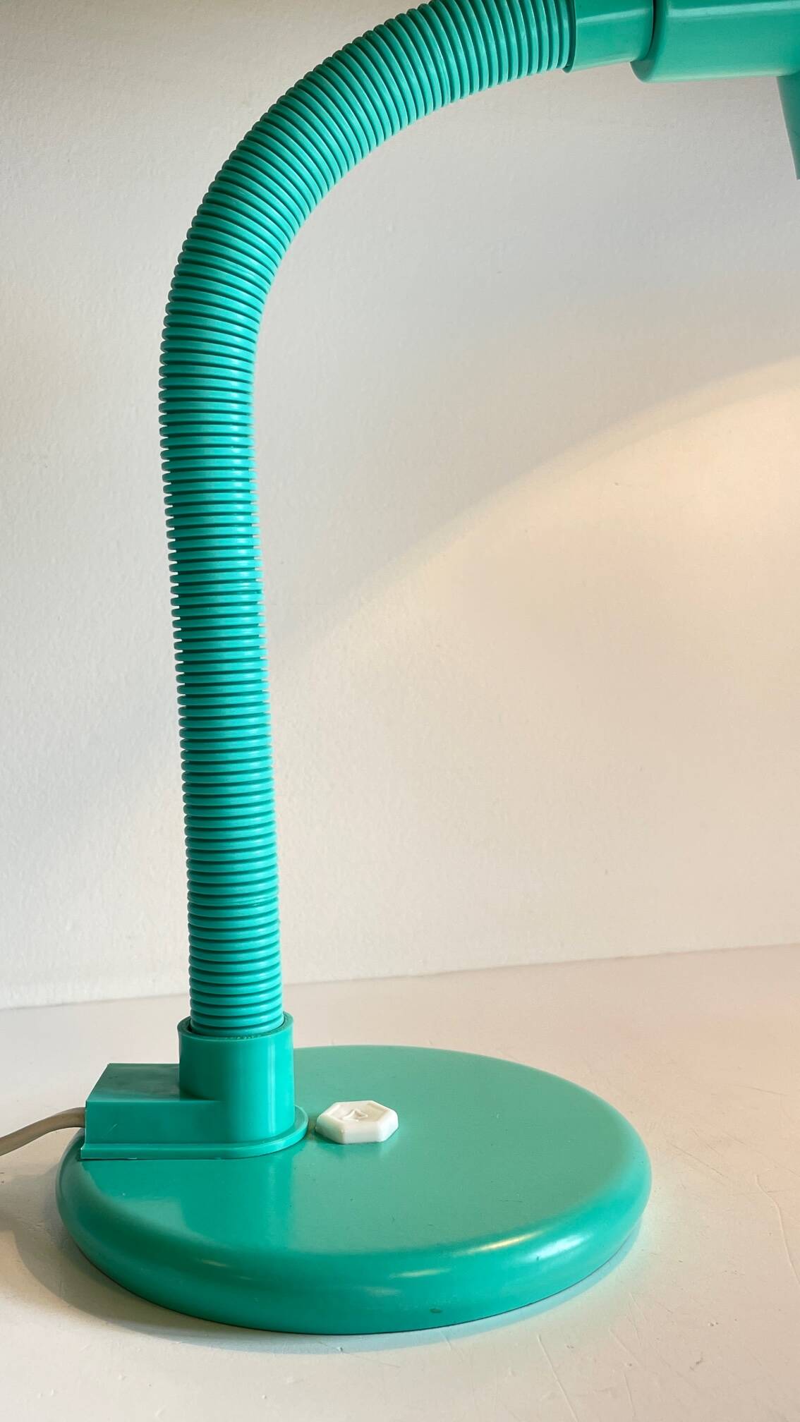 80s steel lamp by Aluminor France