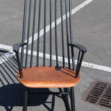 Two colour scandinavian rocking-chair