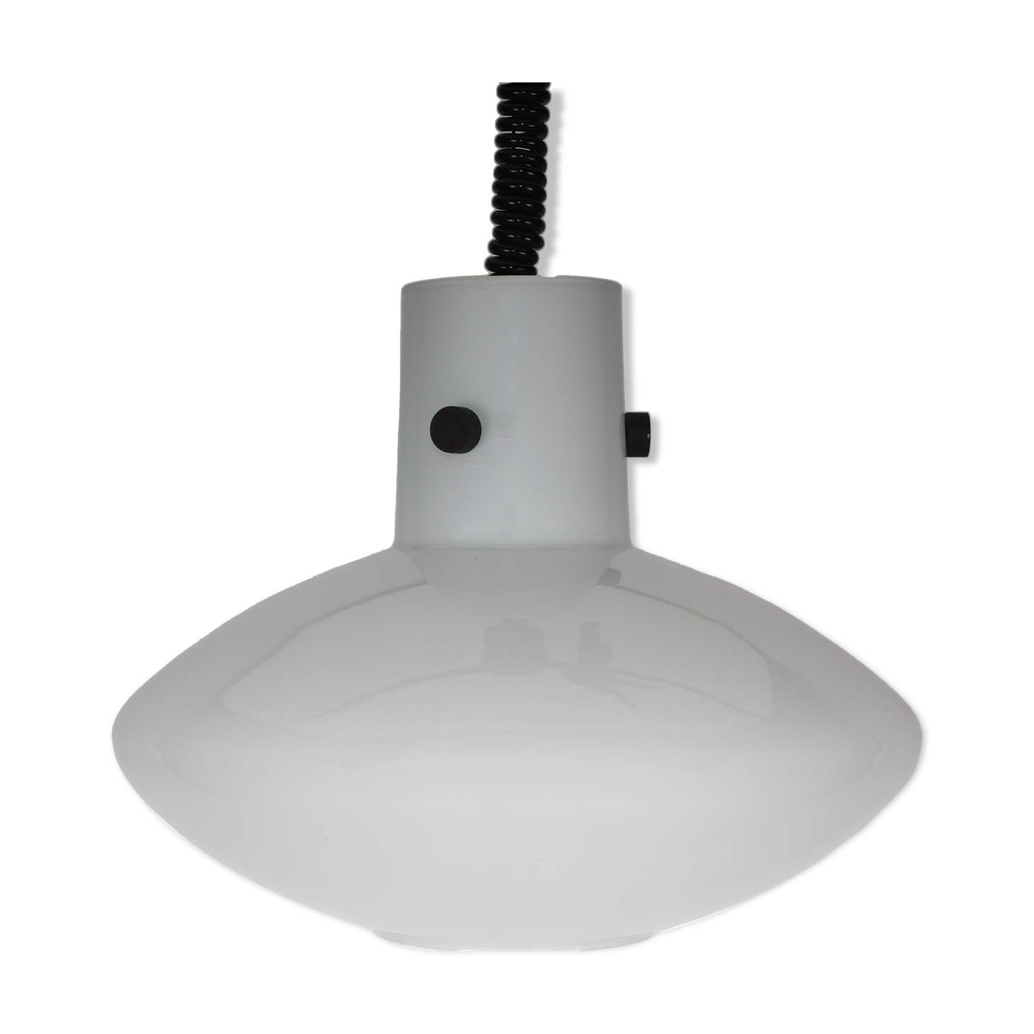 White limburg glas ufo pendant lamp