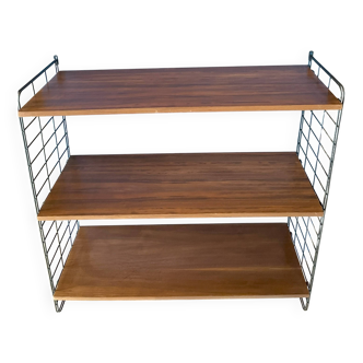 3 teak wall shelves, Nils Strinning